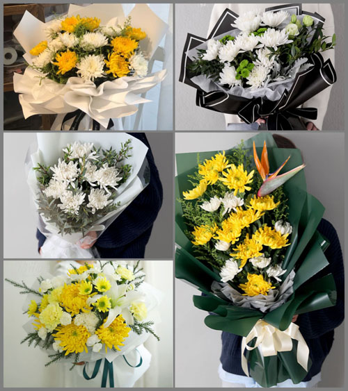 山西晋中平遥县襄垣乡长则村白事花束代送